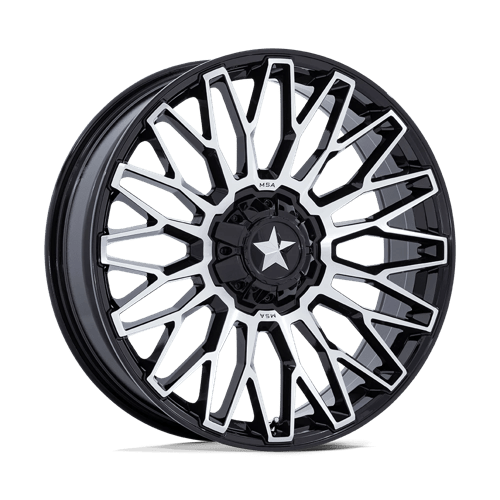 CLUBBER UTV 14X7 4X137/156 +10 G-BLK MCH | MSA Offroad Wheels