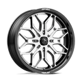 SNIPER UTV 18X7 4X110 86 G-BLK-MACH +10 | MSA Offroad Wheels
