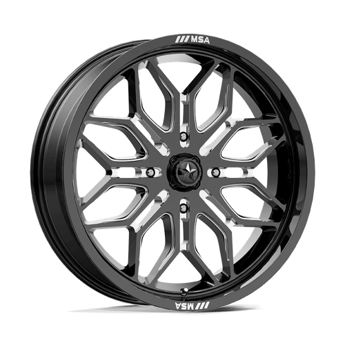SNIPER UTV 18X7 4X156 115 G-BLK-MILL +10 | MSA Offroad Wheels