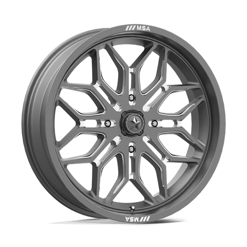 SNIPER UTV 22X7 4X137 96 GNMTL-MILL +10 | MSA Offroad Wheels