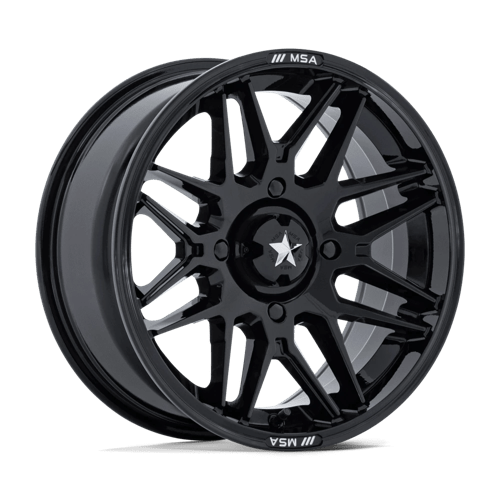 RADAR UTV 16X7 4X110 86 +10 G-BLK | MSA Offroad Wheels