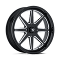 SPARK UTV 20X7 4X110 86 +0 G-BLK-MILL | MSA Offroad Wheels