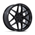 RISE 20X10.5 5X112 66 +38 G-BLK | Niche 1PC