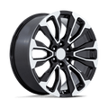 PR211BM 22X9 6X5.5 78.1 G-BLK MACH-FC 28 | Performance Replicas