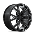 PR199 24X10 6X5.5 78 +31 G-BLK MILL | Performance Replicas