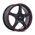 P2E 17X8 5X4.25/4.5 72 +40 M-BLK RD-LP | Petrol