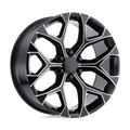 Performance Replicas PR176M 26X10 6X5.5 78.1 G-BLK MILL 24MM