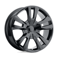 Performance Replicas PR188GB 24X10 6X5.5 78.1 G-BLK 31MM