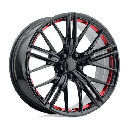 PR194RS 20X10 5X120 67 G-BLK RED-MACH 35 | Performance Replicas