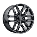 Performance Replicas PR196GB 22X9 6X5.5 78.1 G-BLK 24MM