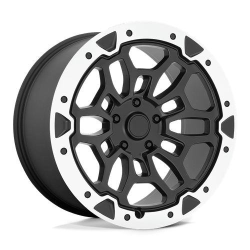 PR215BM 22X10 6X5.5 78.1 M-BLK MACH 19MM | Performance Replicas