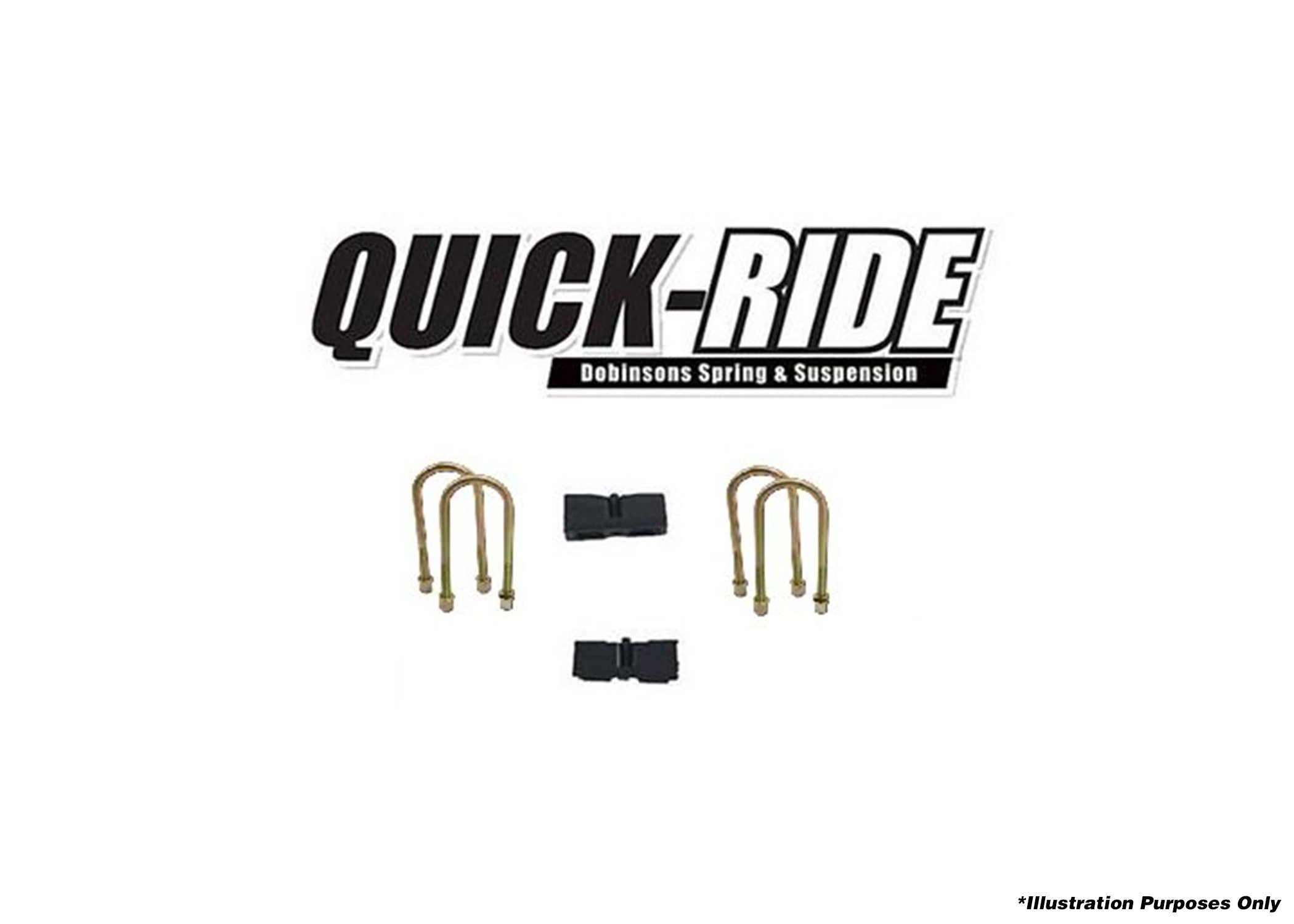 Dobinsons 2" Quick Ride Kit Includes U-bolts - QR19-502K