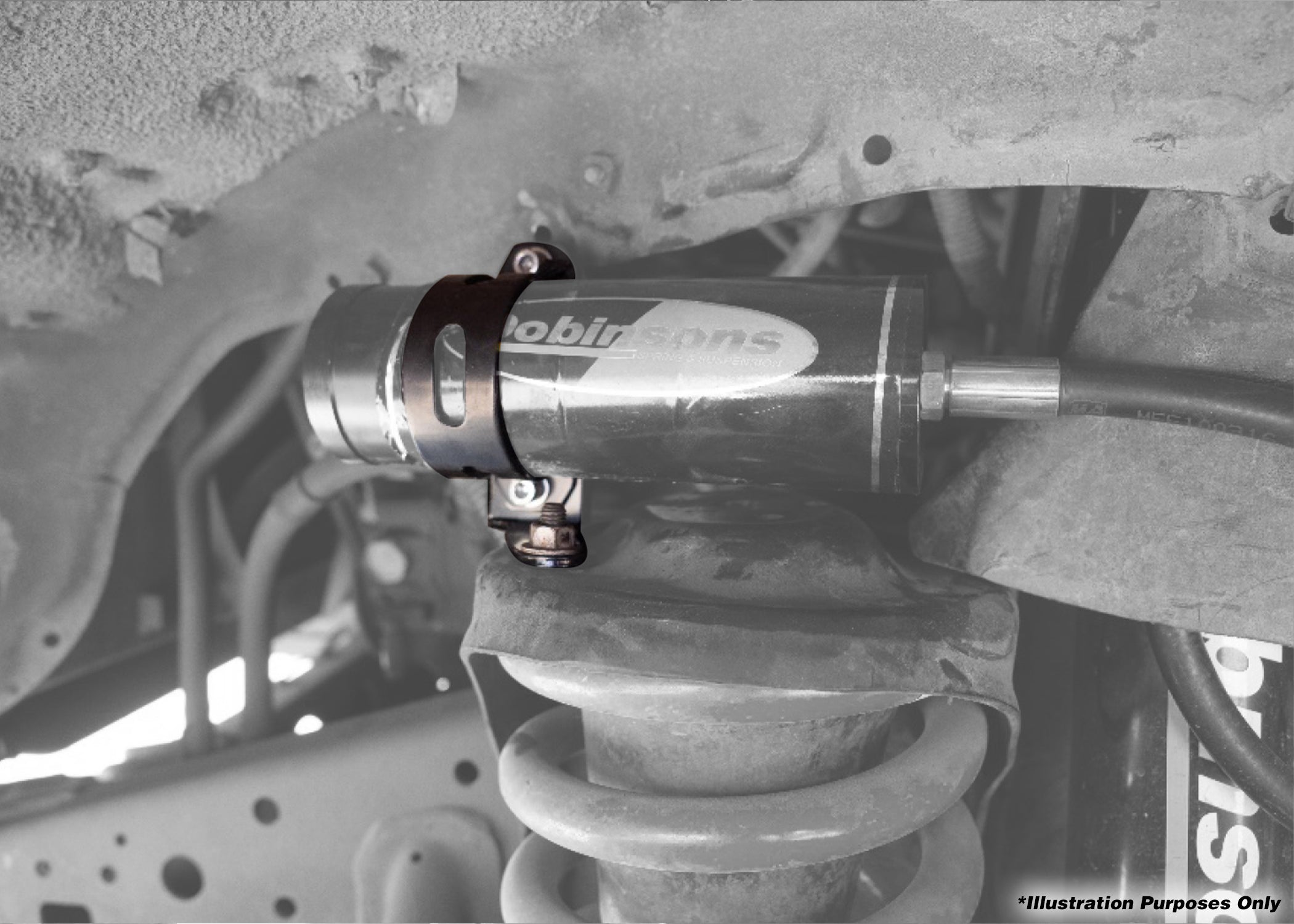 Dobinsons Reservoir Mount Kit For Front Of Land Cruiser 105 Series - RM59-030