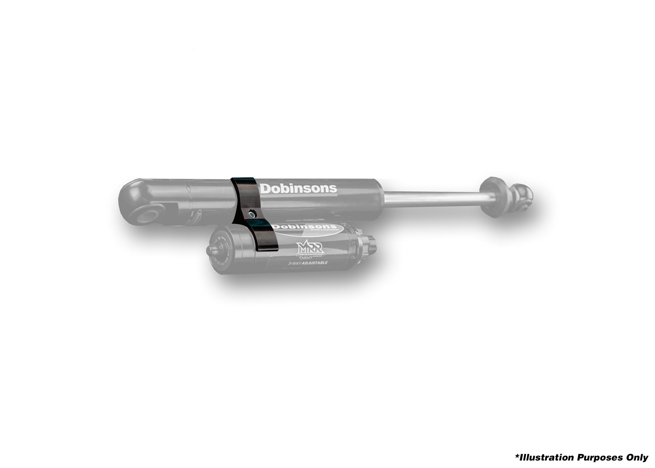 Dobinsons Piggy Back Mounts For Mra Shocks (larger Separation) (pair) - RM66-040