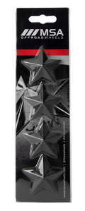 MSA STAR LOGO - BLACK (4PK) - MSA WHEELS | MSA Offroad Wheels