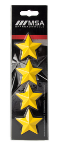MSA STAR LOGO - YELLOW (4PK) - MSA WHEEL | MSA Offroad Wheels