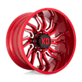 XD858 20X10 6X135 CANDY RED MILLED -18MM | XD
