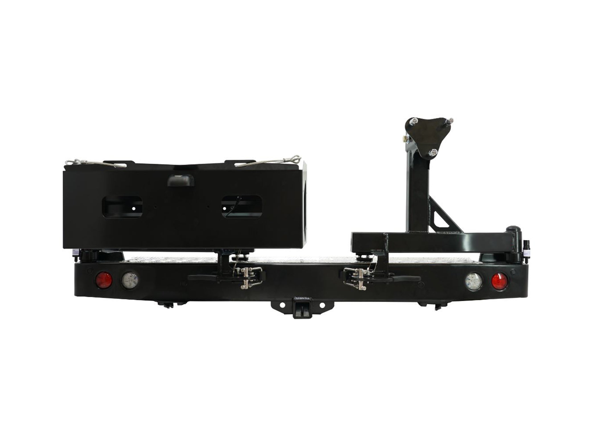 Dobinsons Rear Bar Lc 78 Series (242MM Wing Length) With Jerry Can Holder And Single Tire Carrier (BW80-4144)