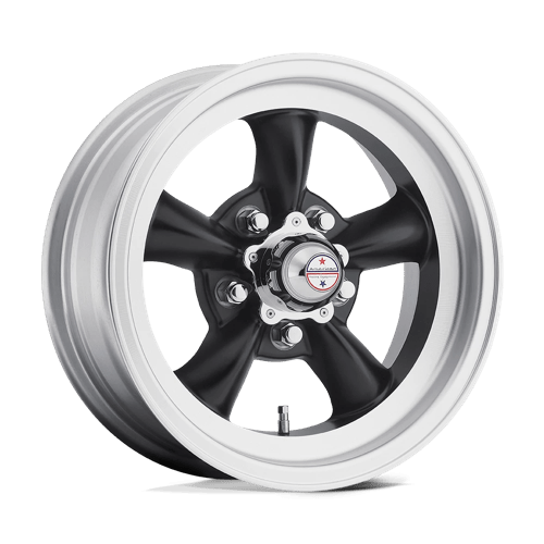 VN105D TT-D 15X10 5X4.75 S-BLK/MCH -44MM | American Racing Vintage