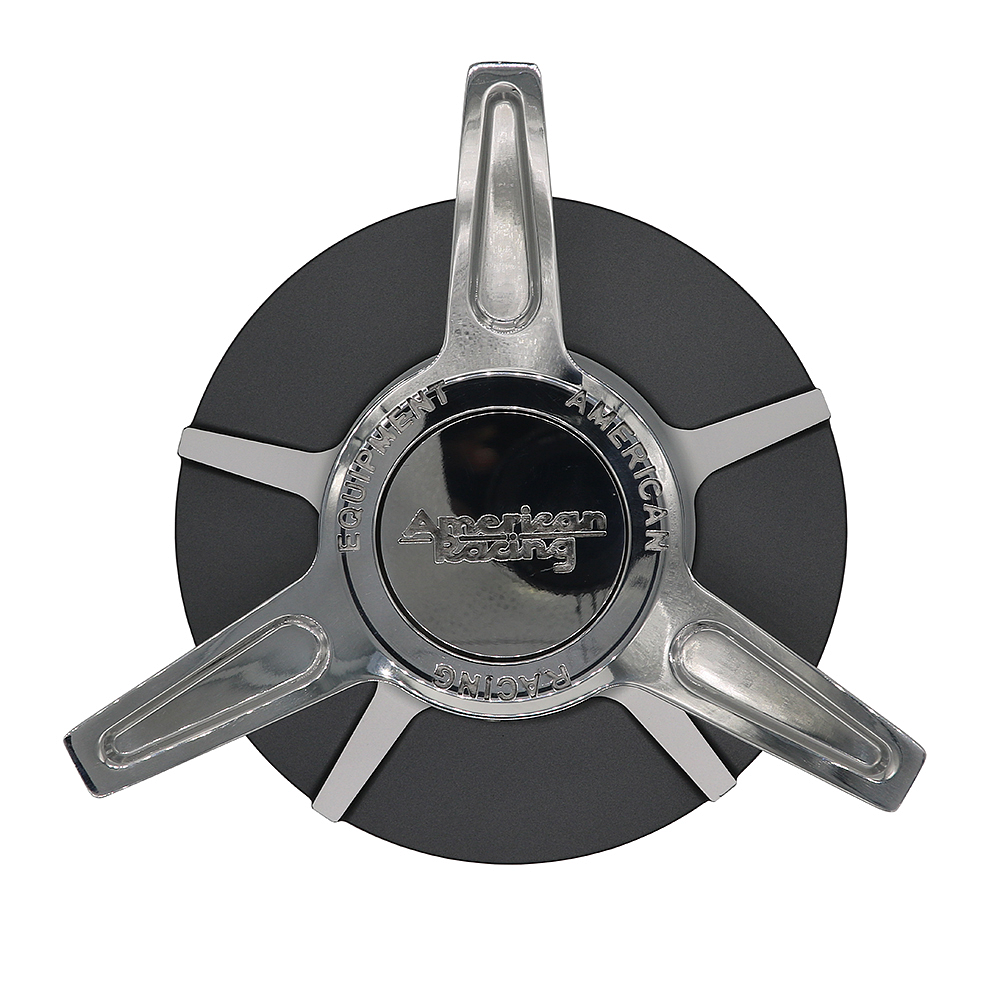 VN502 CAP 3PC SNAP IN - MAG GRAY MACH | American Racing Vintage