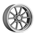 VN510 18X8 5X5.0 VINTAGE SLV DIA LP 0MM | American Racing Vintage