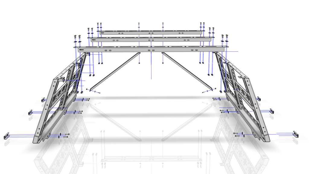Ford F150 Cab Height Bed Rack (5’6” bed length) | 2004-2022