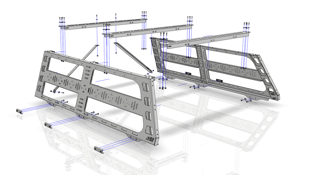 Ford F150 Cab Height Bed Rack (5’6” bed length) | 2004-2022