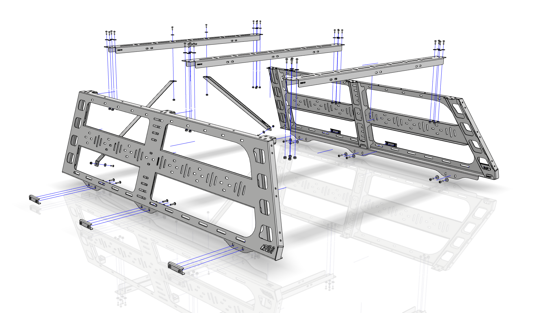 Ford F150 Cab Height Bed Rack (5’6” bed length) | 2004-2022