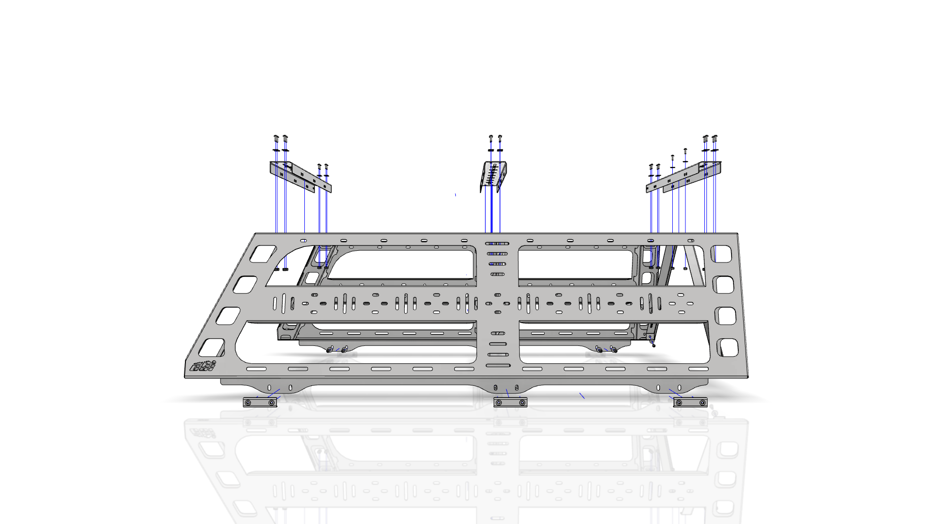 Ford F150 Cab Height Bed Rack (5’6” bed length) | 2004-2022