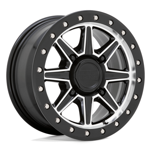 WEBB UTV 14X7 4X156 +36 132 G-BLK MCH | Black Rhino Hard Alloys - UTV