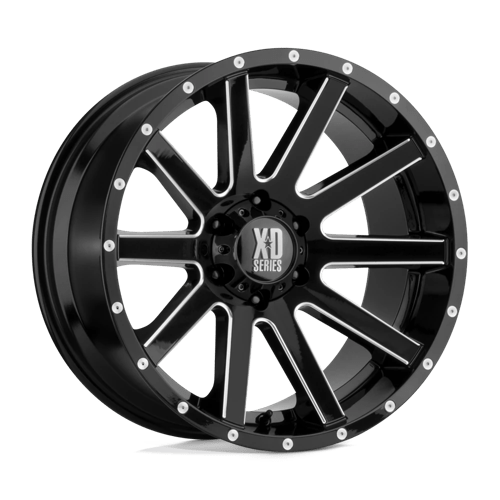 XD818 20X10 5X5.0 S-BLK MILLED -24MM | XD