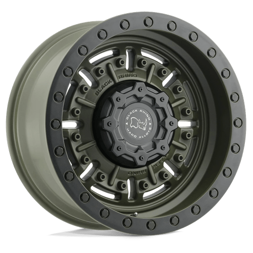 BR ABRAMS 17X8.5 6X139 -18 112 OD GRN | Black Rhino Hard Alloys