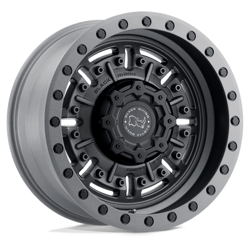 BR ABRAMS 18X9.5 8X180 -18 125 TXT M-GM | Black Rhino Hard Alloys