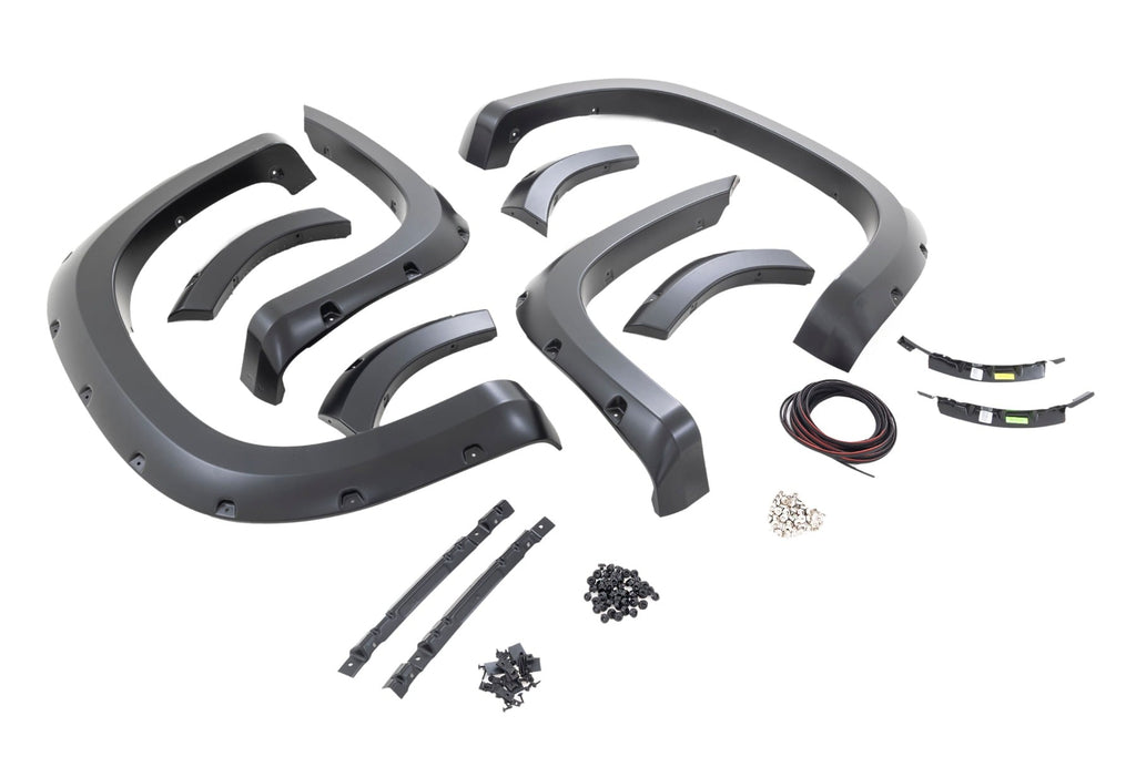 Pocket Fender Flares | G9K Satin Steel | Chevy Silverado 1500 2WD/4WD (19-21)
