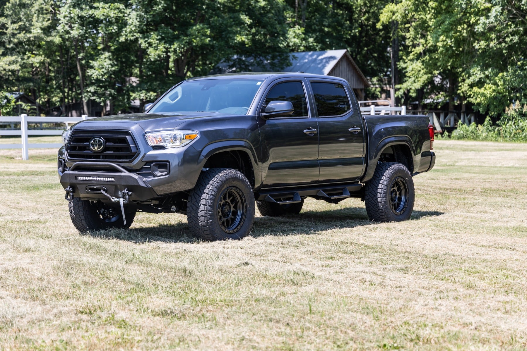 Front Bumper | Hybrid | 20" Blk DRL LED | 9500S | Toyota Tacoma (16-23)