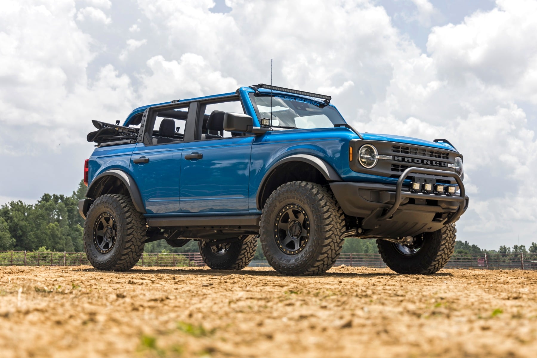 Nudge Bar | 3 Inch Wide Angle Led (x4) | Ford Bronco 4WD (2021-2026)