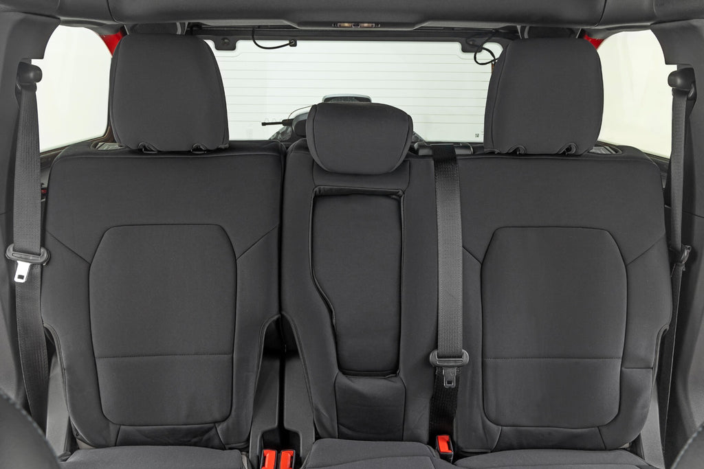Seat Covers | Bucket Seats |W/Fold Down RR Armrest |FR & RR | 4DR | Ford Bronco (21-26)