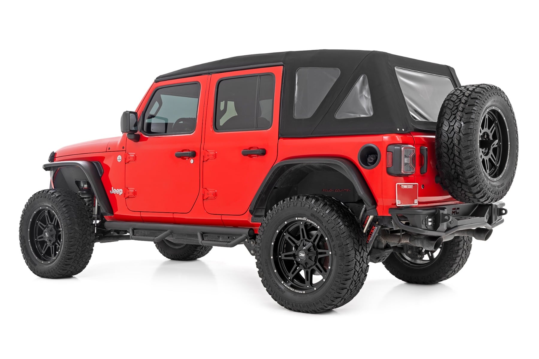 Nerf Steps | Wheel to Wheel | 4 Door | Jeep Wrangler Unlimited 4WD (18-26)