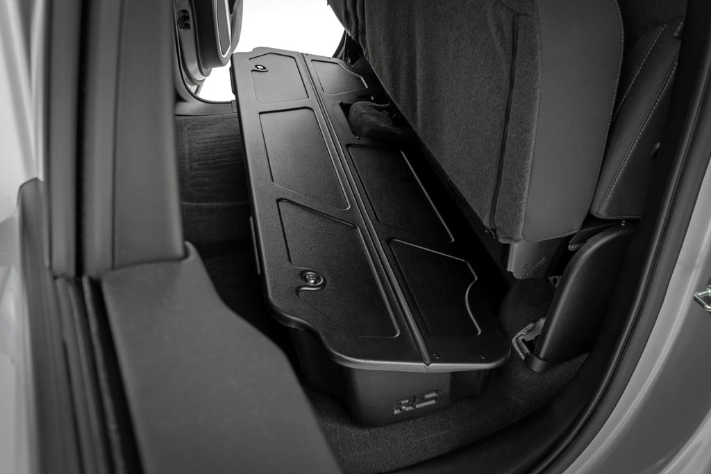 Under Seat Storage with Locking Lid | Double Cab | Chevy/GMC 1500/2500HD/3500HD (19-26)