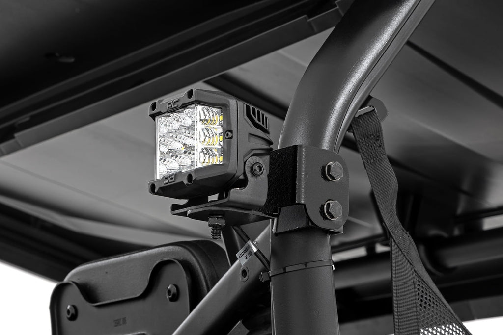 LED Light Kit | Rear Mount | 2" Black Pair | White DRL | Segway 570 F