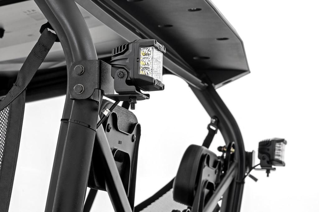 LED Light Kit | Rear Mount | 2" Black Pair | Amber DRL | Segway 570 F