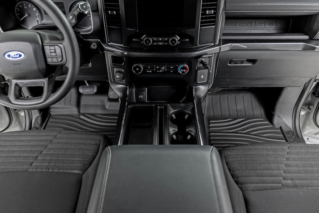 Flex-Fit Floor Mats | FR & RR | Ford F-150 (15-26)/F-150 Lightning (22-26)/Raptor (17-25)