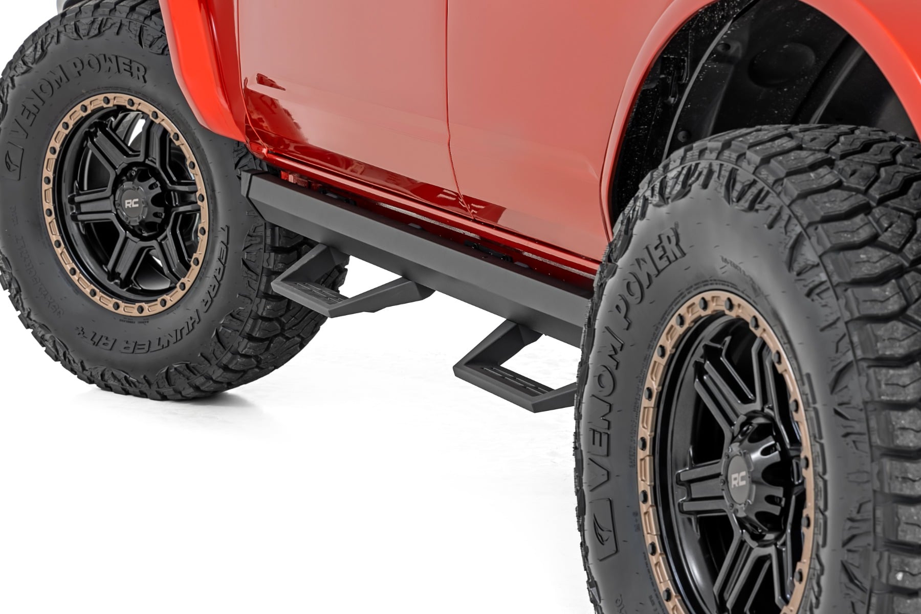 2022 Ford Bronco Adventure Ready - 5 Inch Lift Kit - SRL2 Adjustable Aluminum Step