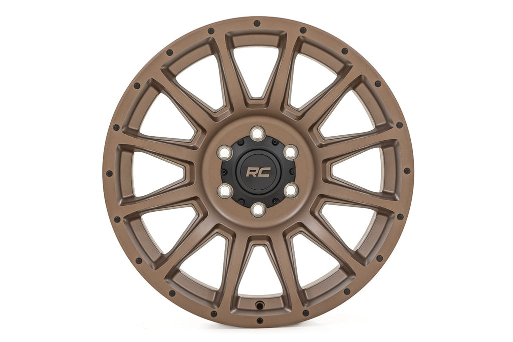 Rough Country 90 Series Wheel | One-Piece | Bronze | 20x9 | 6x5.5 | -12mm