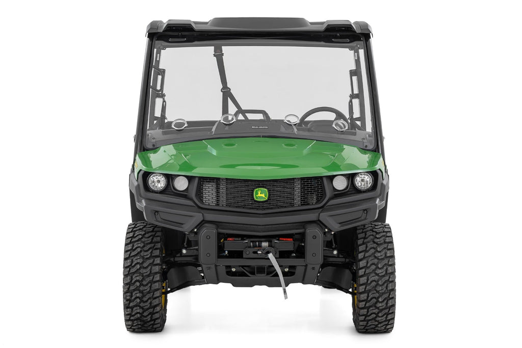 Vented Full Windshield | Scratch Resistant | John Deere Gator XUV 835