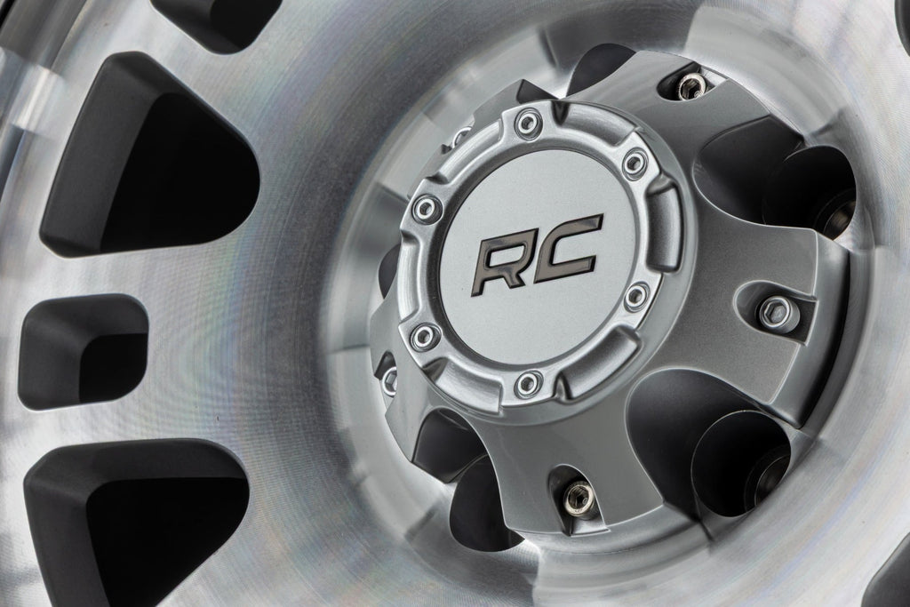 Rough Country 82 Series Wheel | One-Piece | Full Machined | 17x9 | 5x4.5 | -12mm