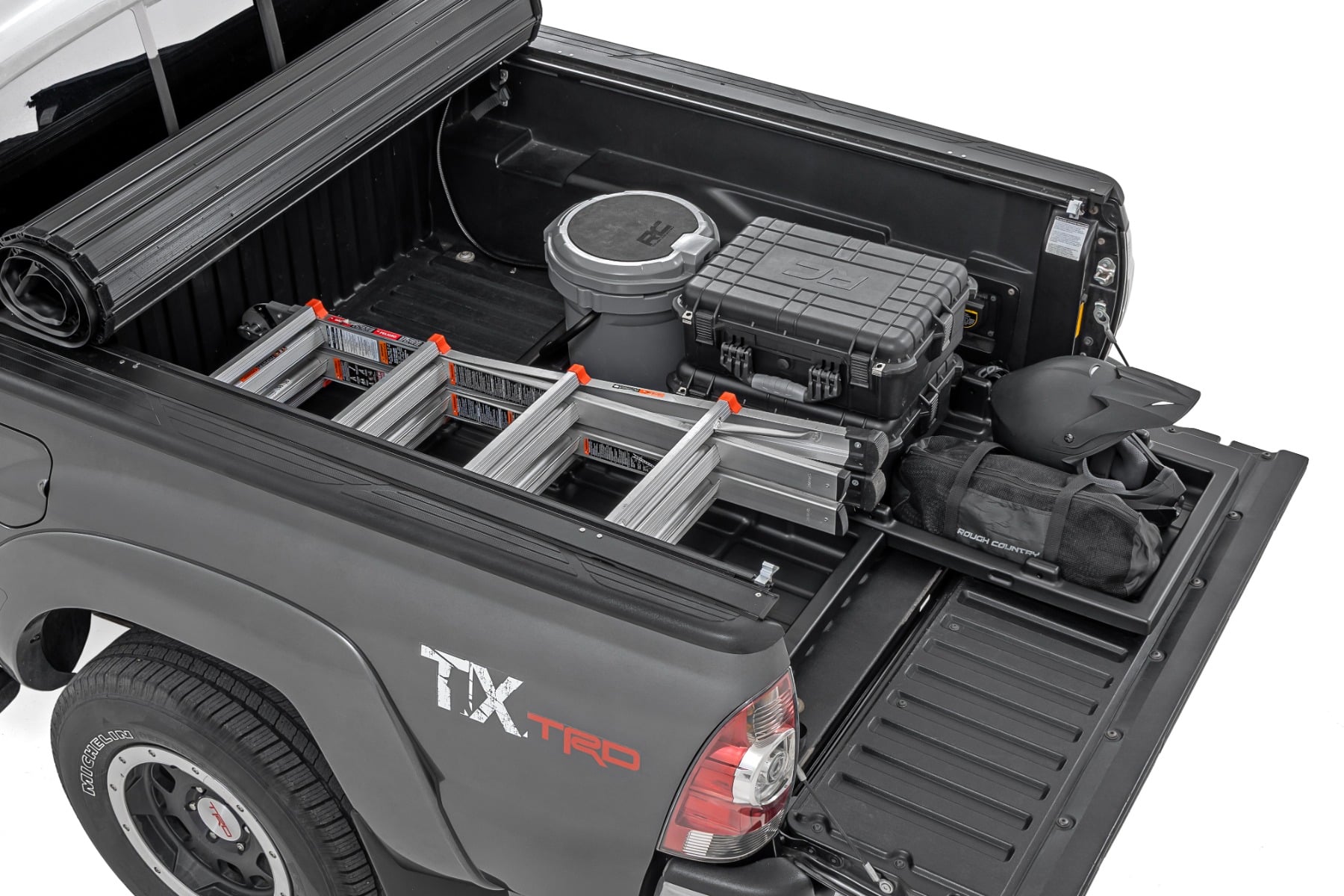 Truck Bed Cargo Storage Tray | Mid-Size Bed Storage Tray | Easy Access