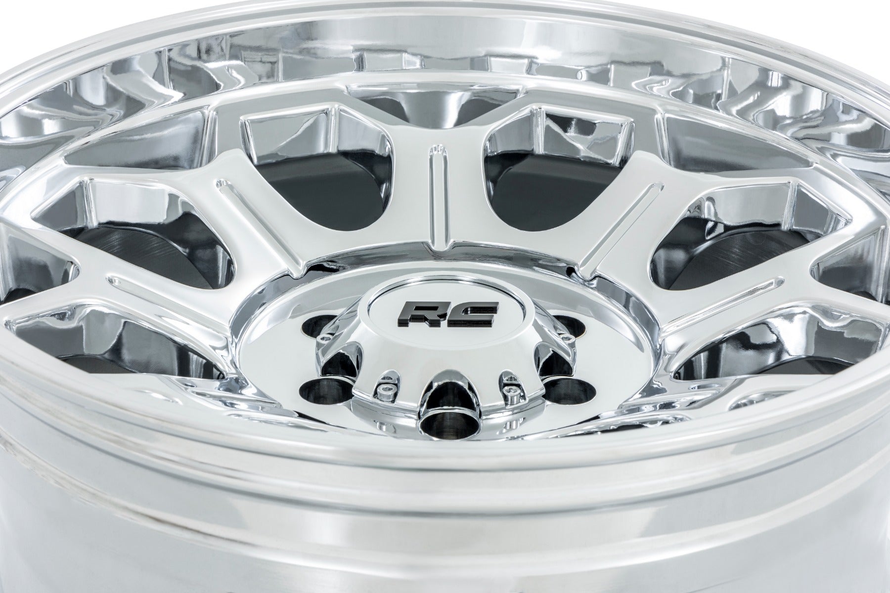 Rough Country 77 Series Wheel | One-Piece |Chrome | 22x12 | 8x170 | -44mm