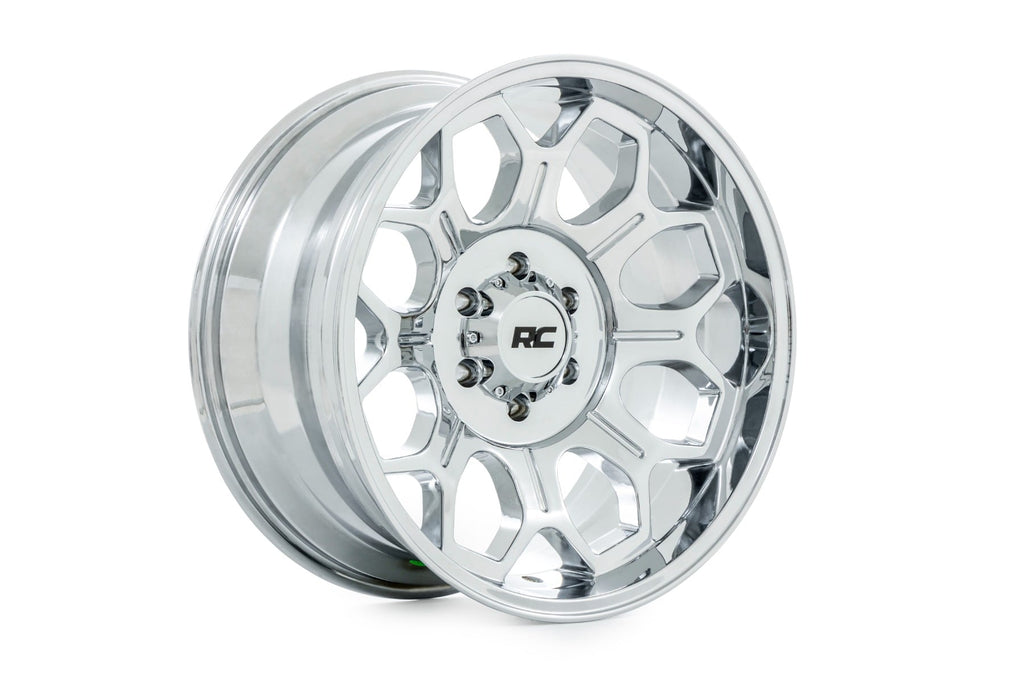Rough Country 77 Series Wheel | One-Piece |Chrome | 22x12 | 8x170 | -44mm