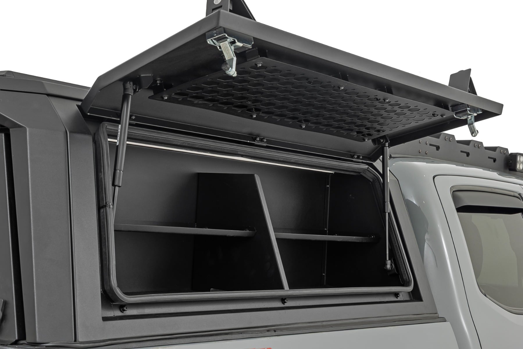 Bed Cap Side Shelf Storage Bin | Passengers Side | Toyota Tacoma (16-23)